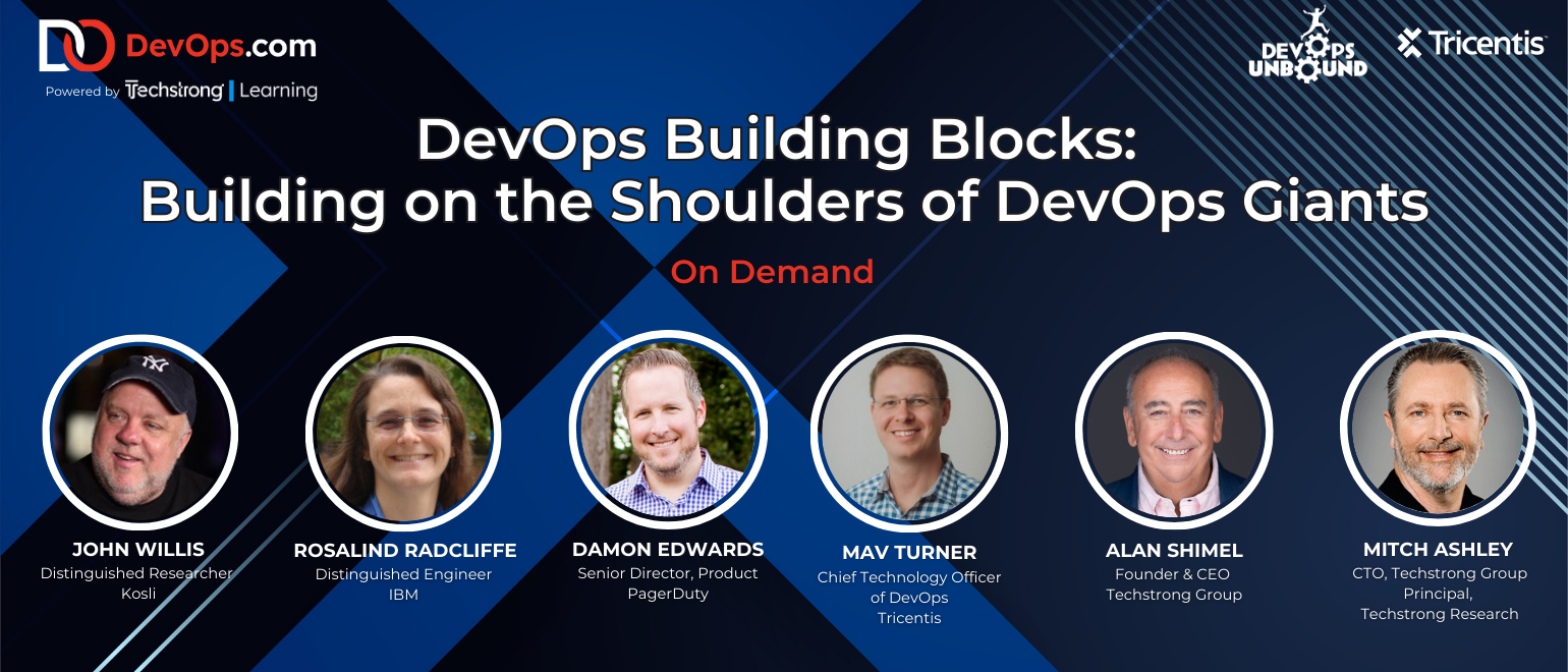 DevOps Building Blocks: Building on the Shoulders of DevOps Giants