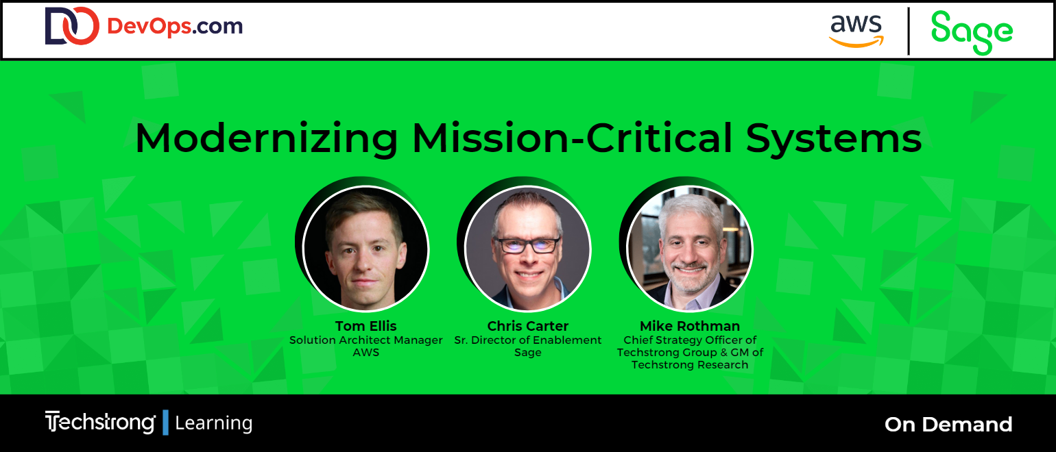 Modernizing Mission-Critical Systems