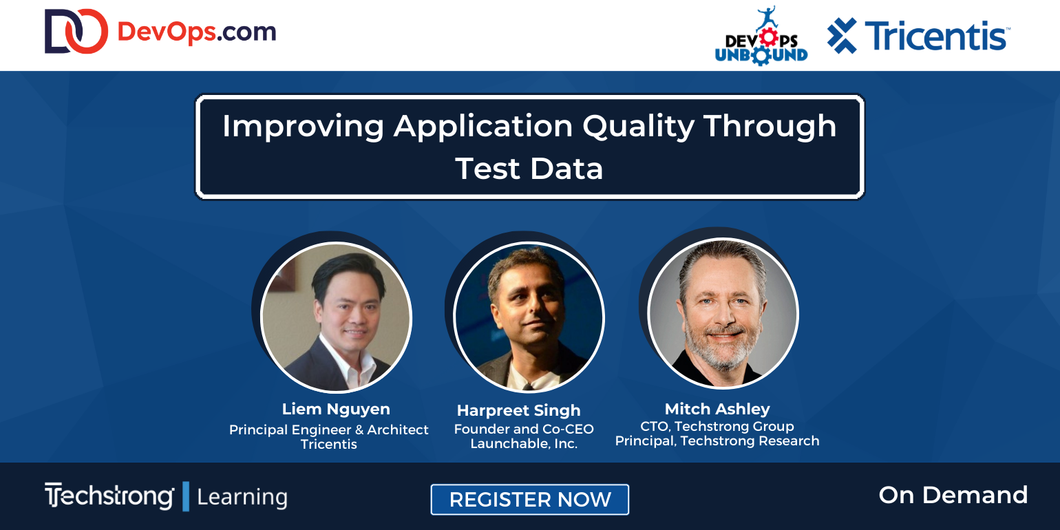 Improving Application Quality Through Test Data