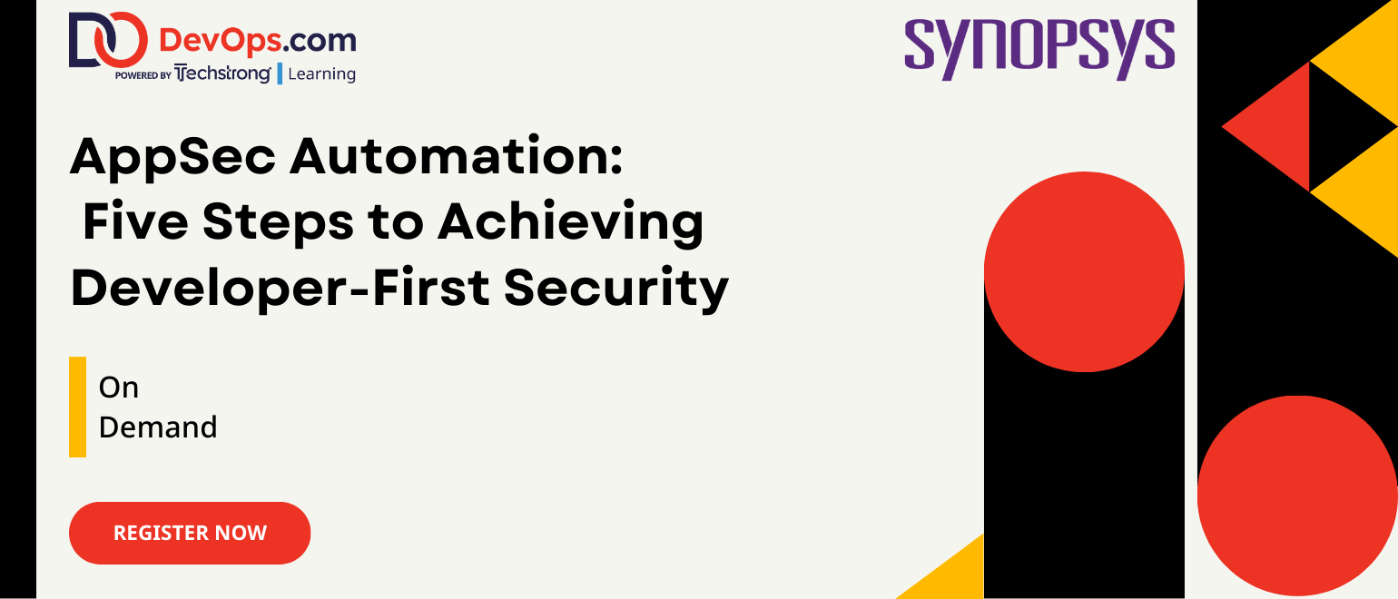 AppSec Automation: Five Steps to Achieving Developer-First Security